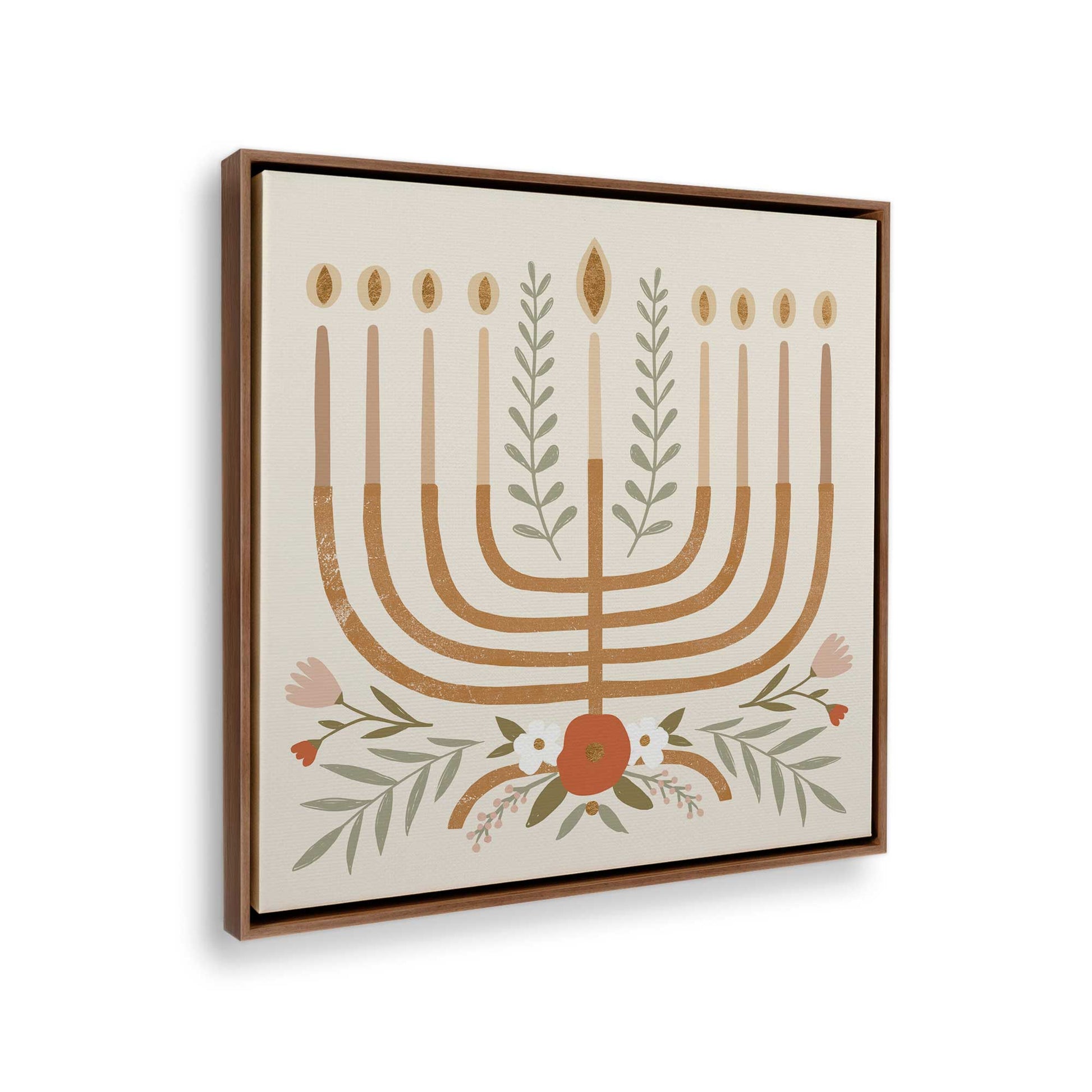 [Color:Walnut], Picture of the corner of the art