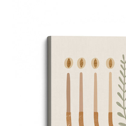 [Color:Stretched Canvas], Picture of the corner of the art