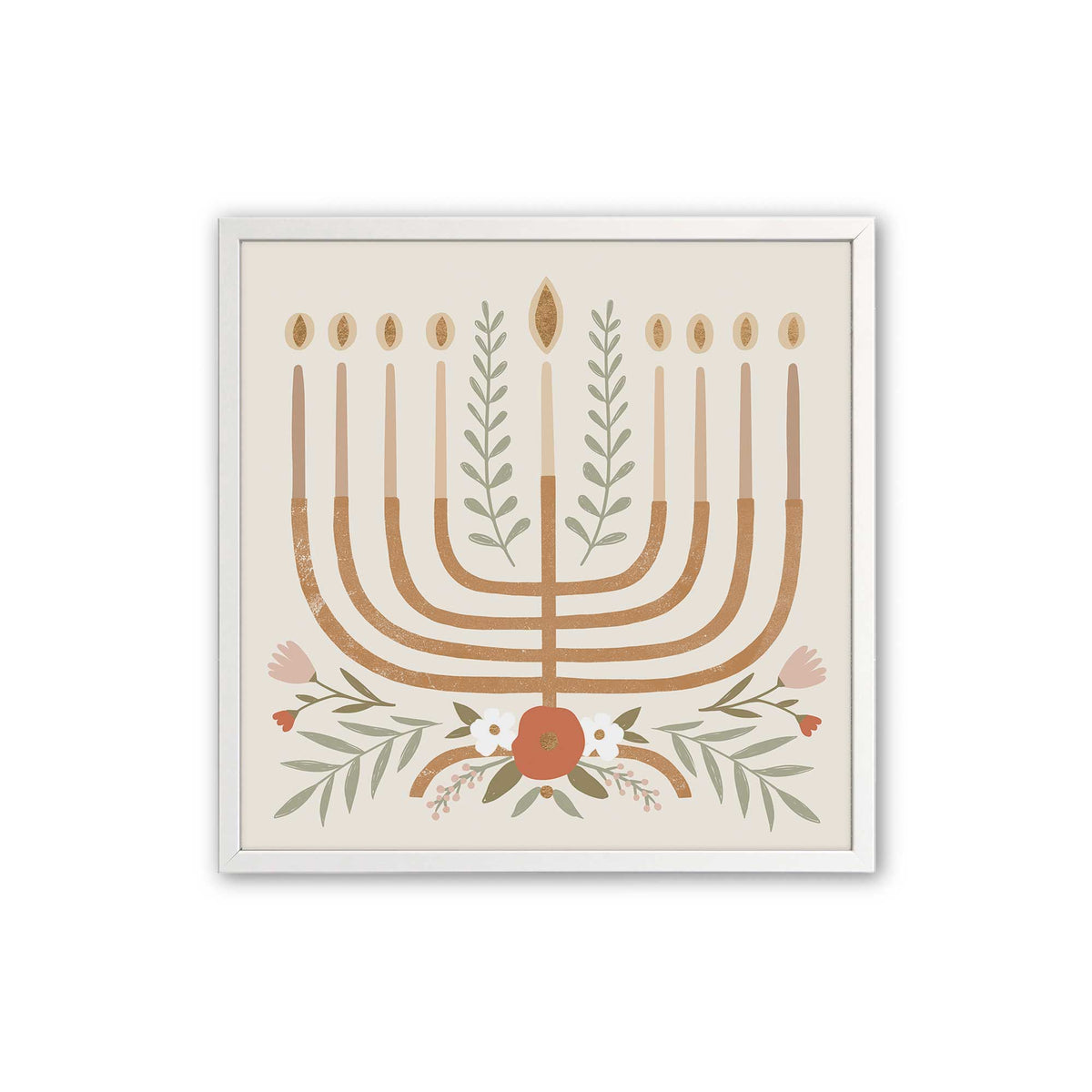 [Color:Opaque White], Picture of art in an Opaque White frame