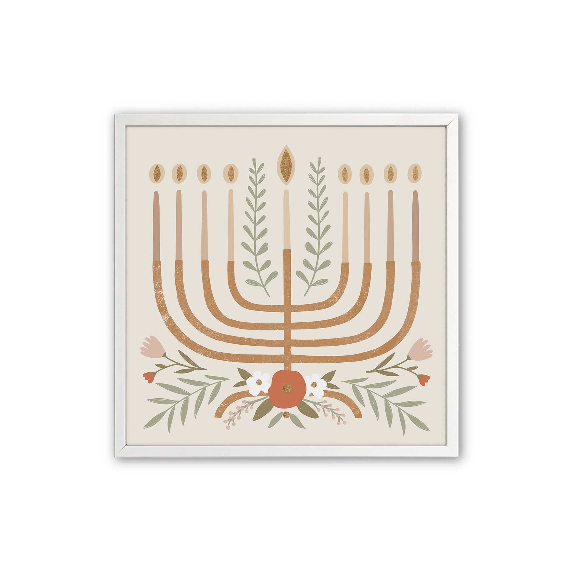 [Color:Opaque White], Picture of art in an Opaque White frame