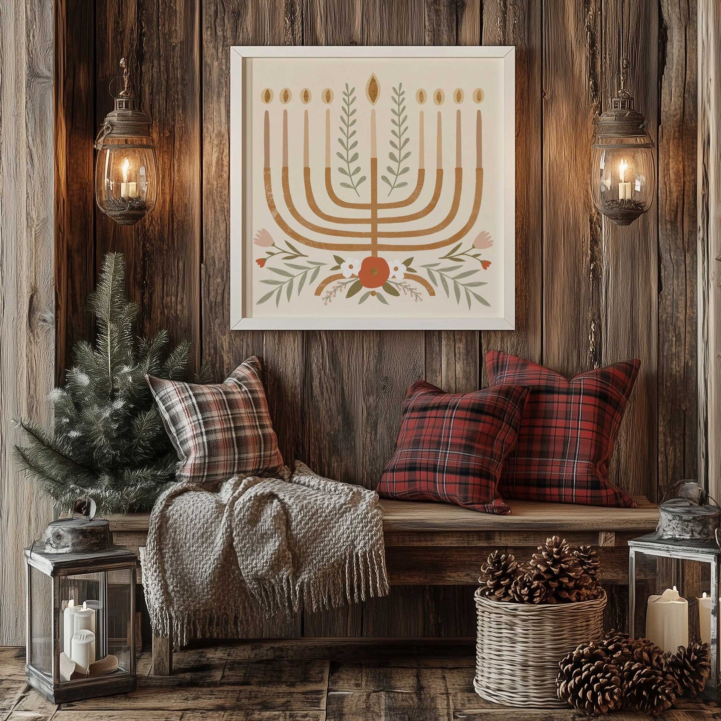 Picture of art in a room