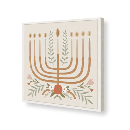 [Color:Opaque White], Picture of art in a Opaque White frame of the corner