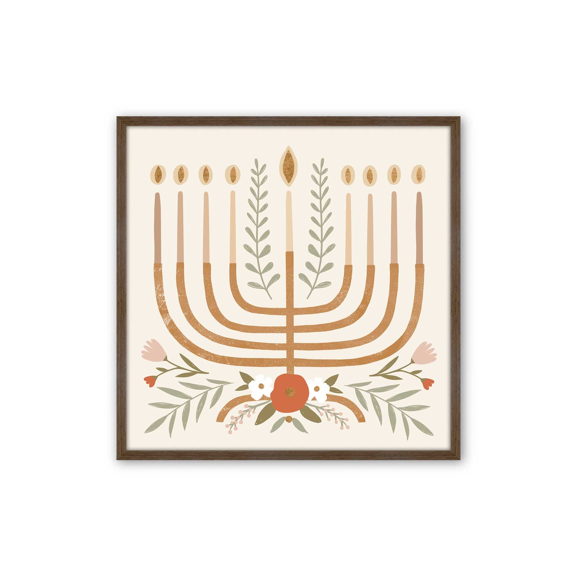 [Color:Walnut], Picture of art in a Walnut frame