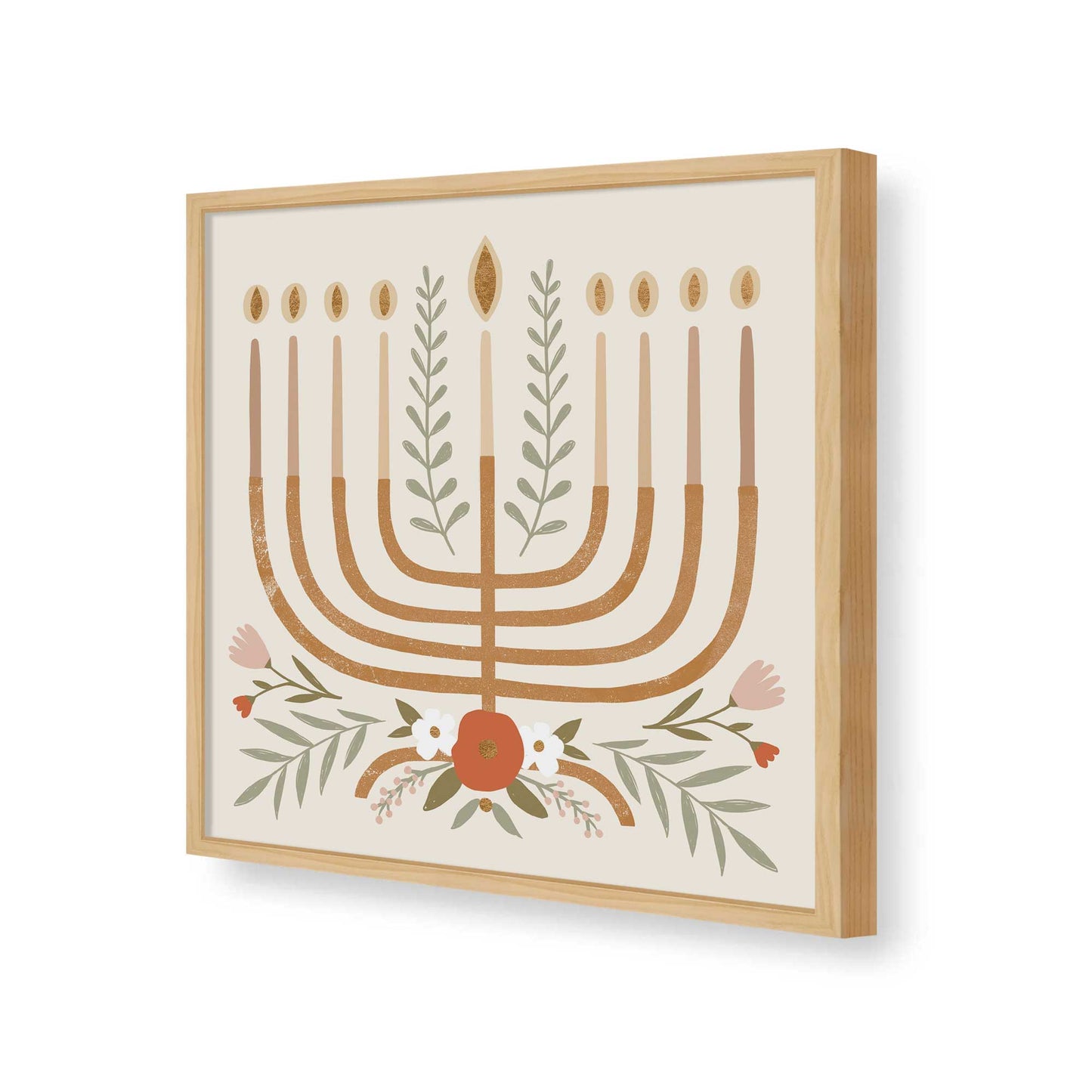 [Color:Espresso], Picture of art in a Espresso frame of the corner