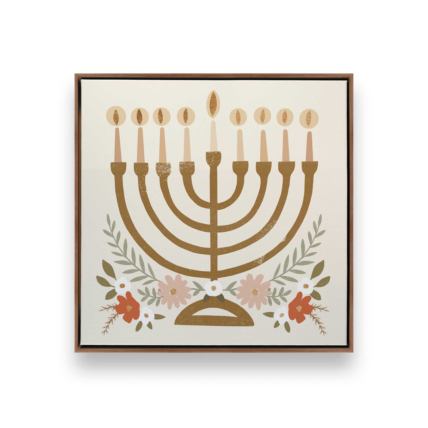 [Color:Walnut], Picture of art in a Walnut frame