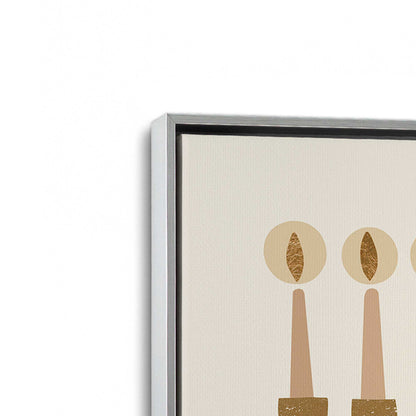 [Color:Polished Chrome], Picture of art in a Polished Chrome frame at an angle