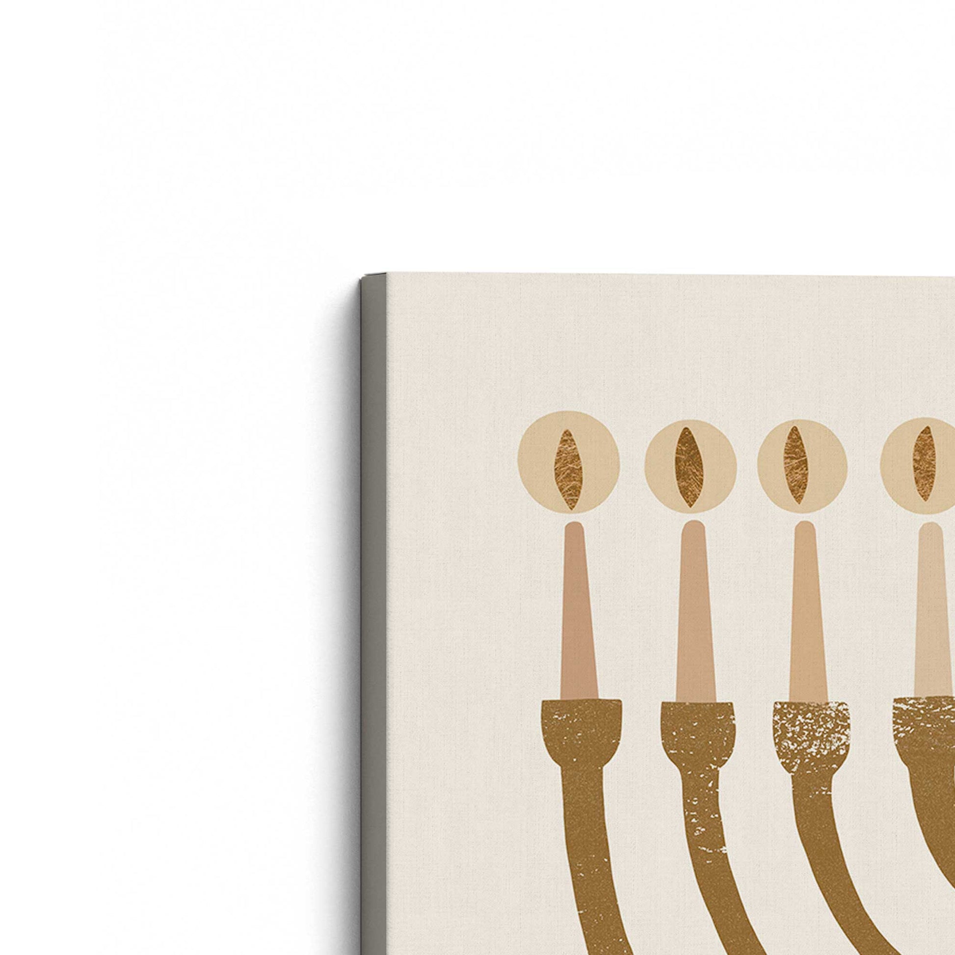 [Color:Stretched Canvas], Picture of the corner of the art