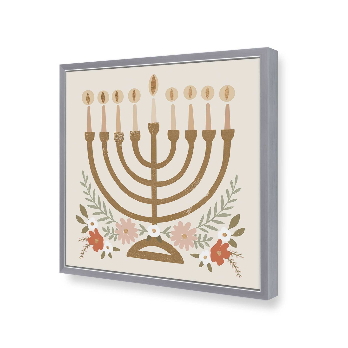 [Color:Polished Chrome], Picture of art in a Polished Chrome frame of the corner