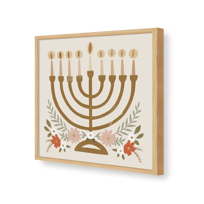 [Color:Espresso], Picture of art in a Espresso frame of the corner