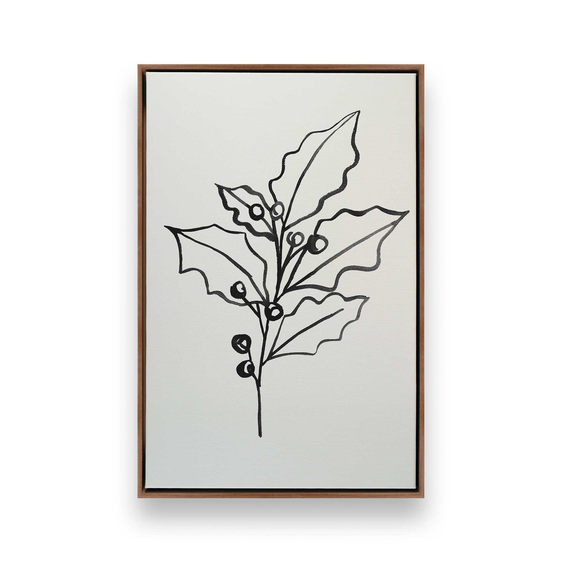 [Color:Walnut], Picture of art in a Walnut frame