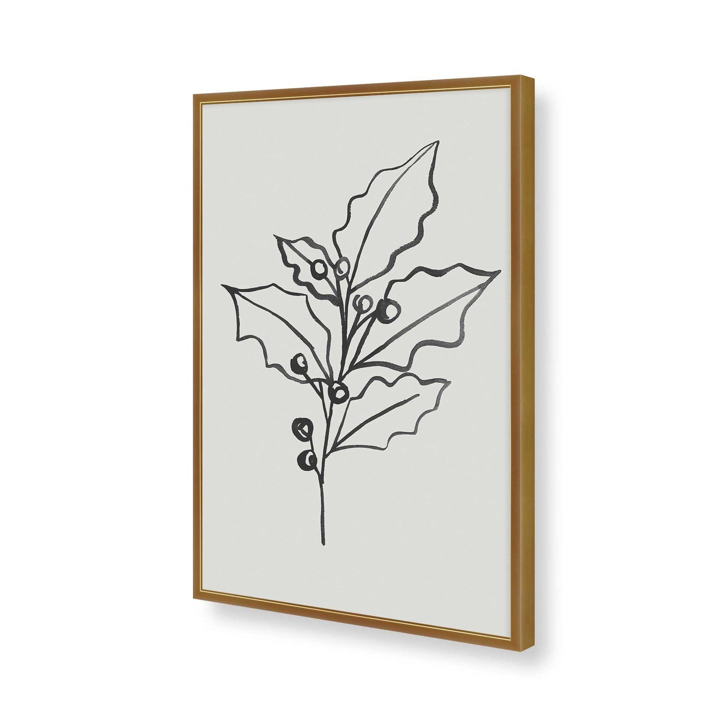 [Color:Polished Gold], Picture of art in a Polished Gold frame of the corner