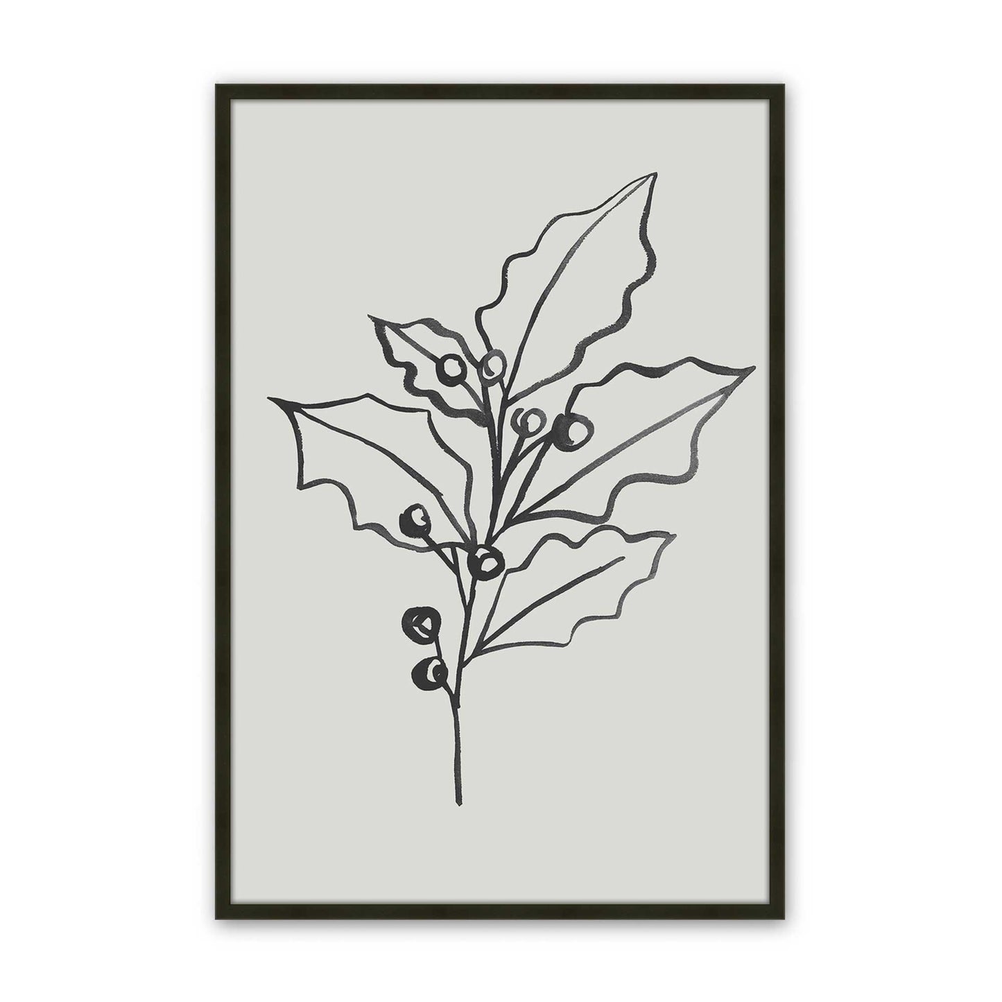 [Color:Satin Black], Picture of art in a Satin Black frame