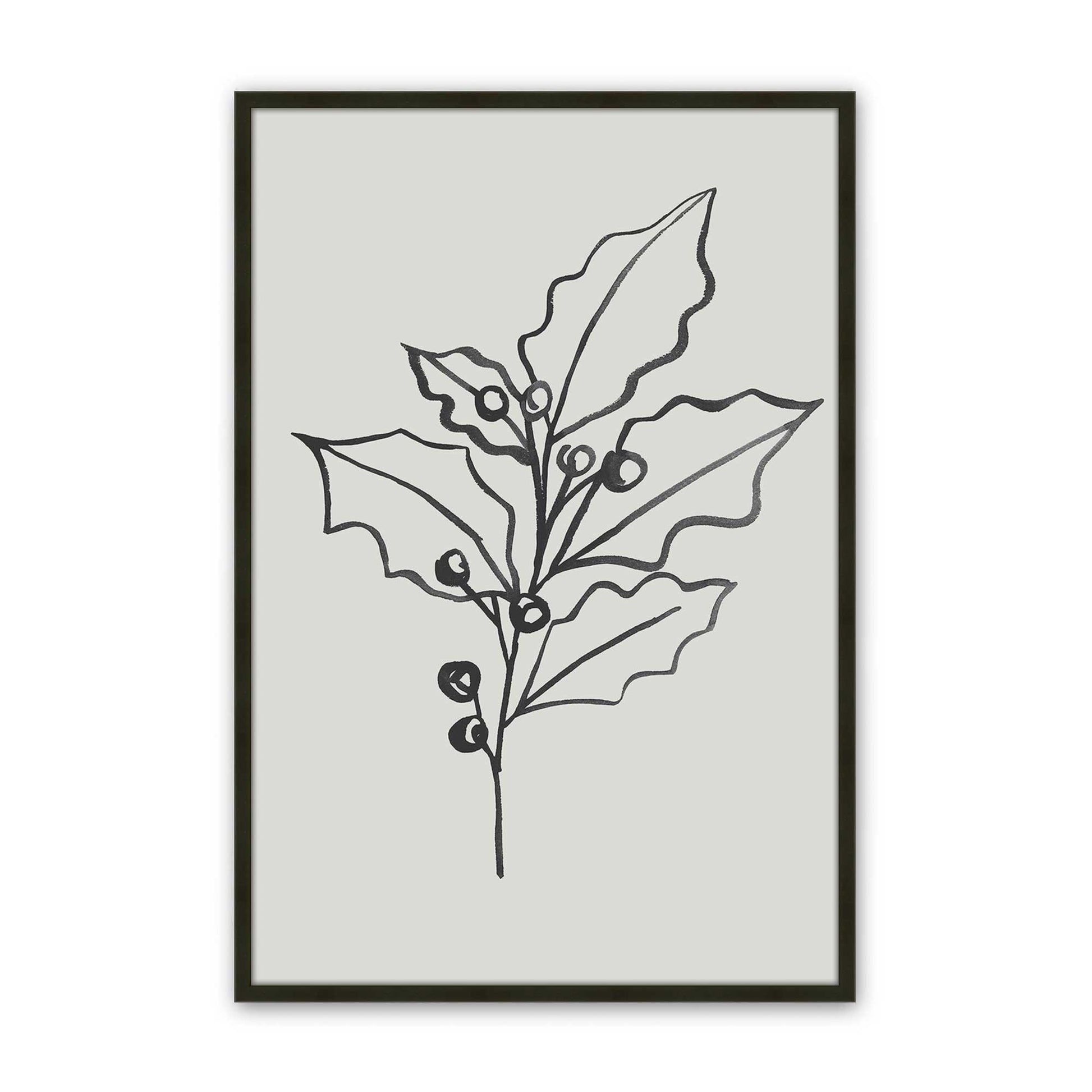 [Color:Satin Black], Picture of art in a Satin Black frame