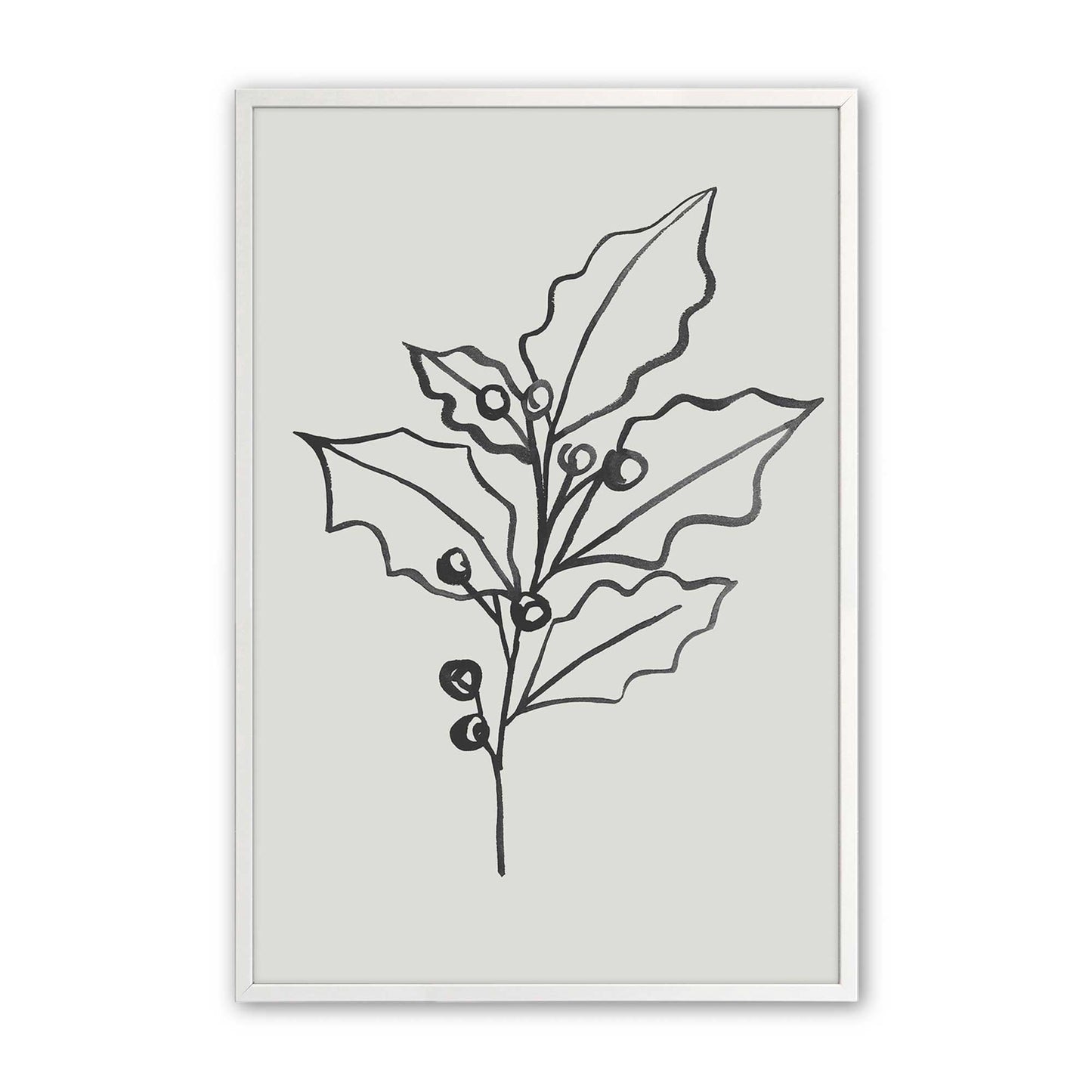 [Color:Opaque White], Picture of art in an Opaque White frame