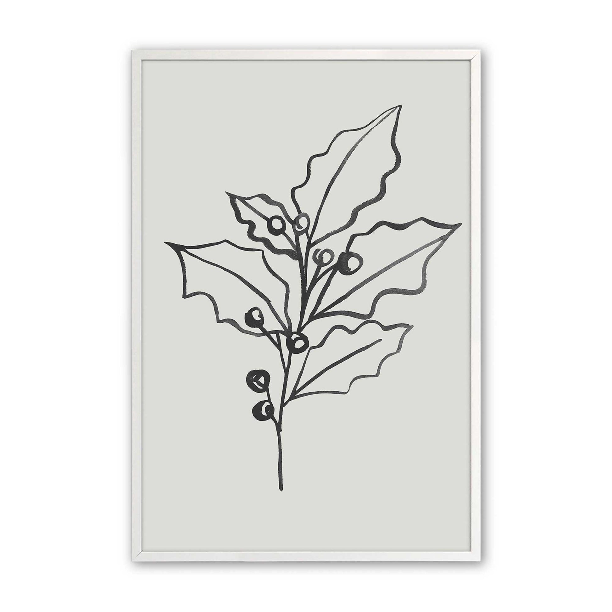 [Color:Opaque White], Picture of art in an Opaque White frame