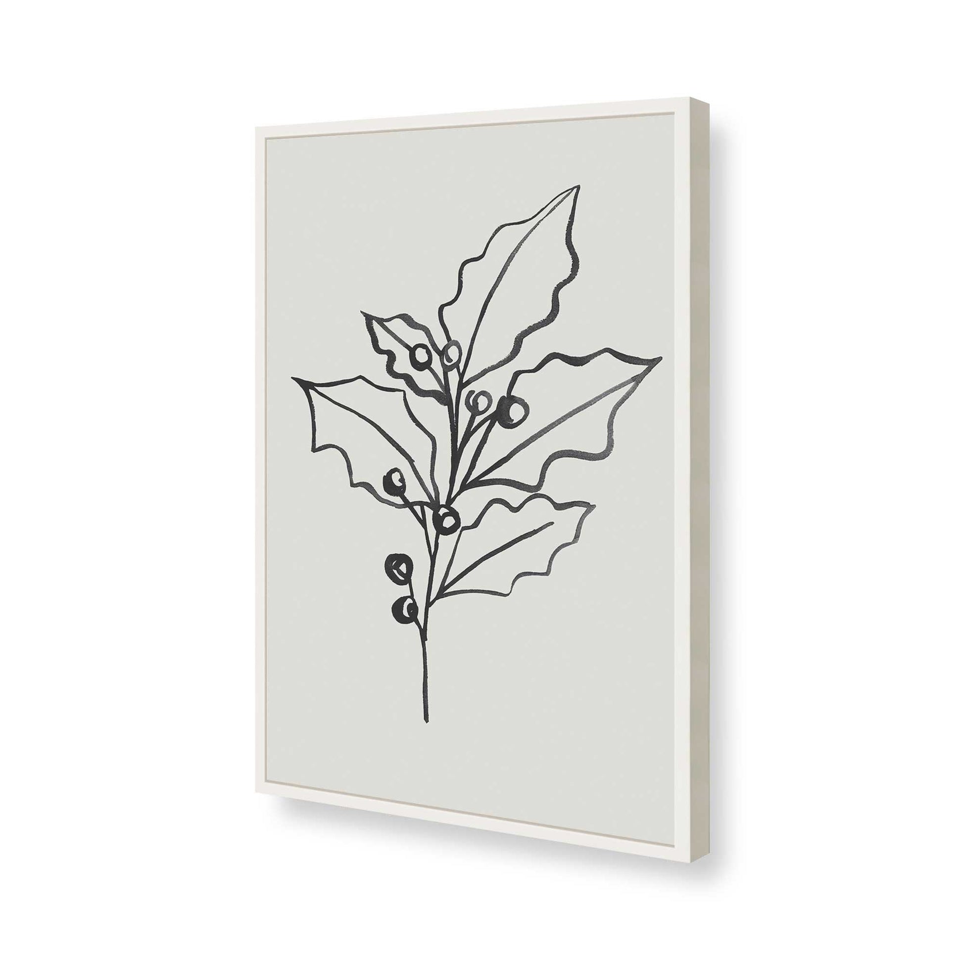[Color:Opaque White], Picture of art in a Opaque White frame of the corner