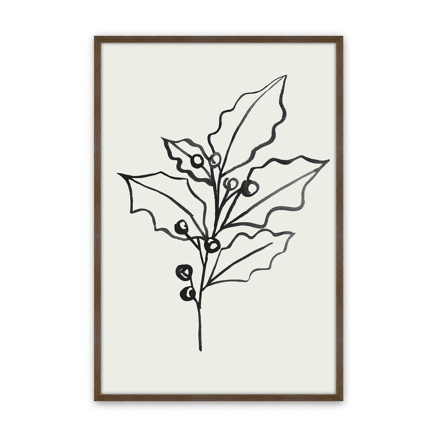 [Color:Walnut], Picture of art in a Walnut frame