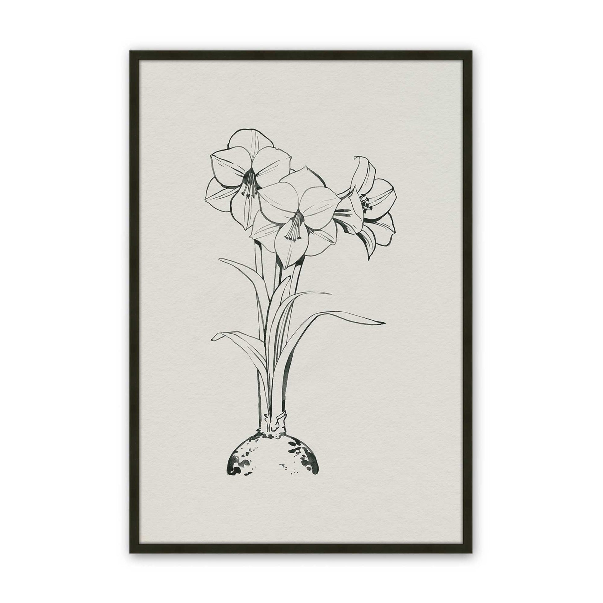 [Color:Satin Black], Picture of art in a Satin Black frame