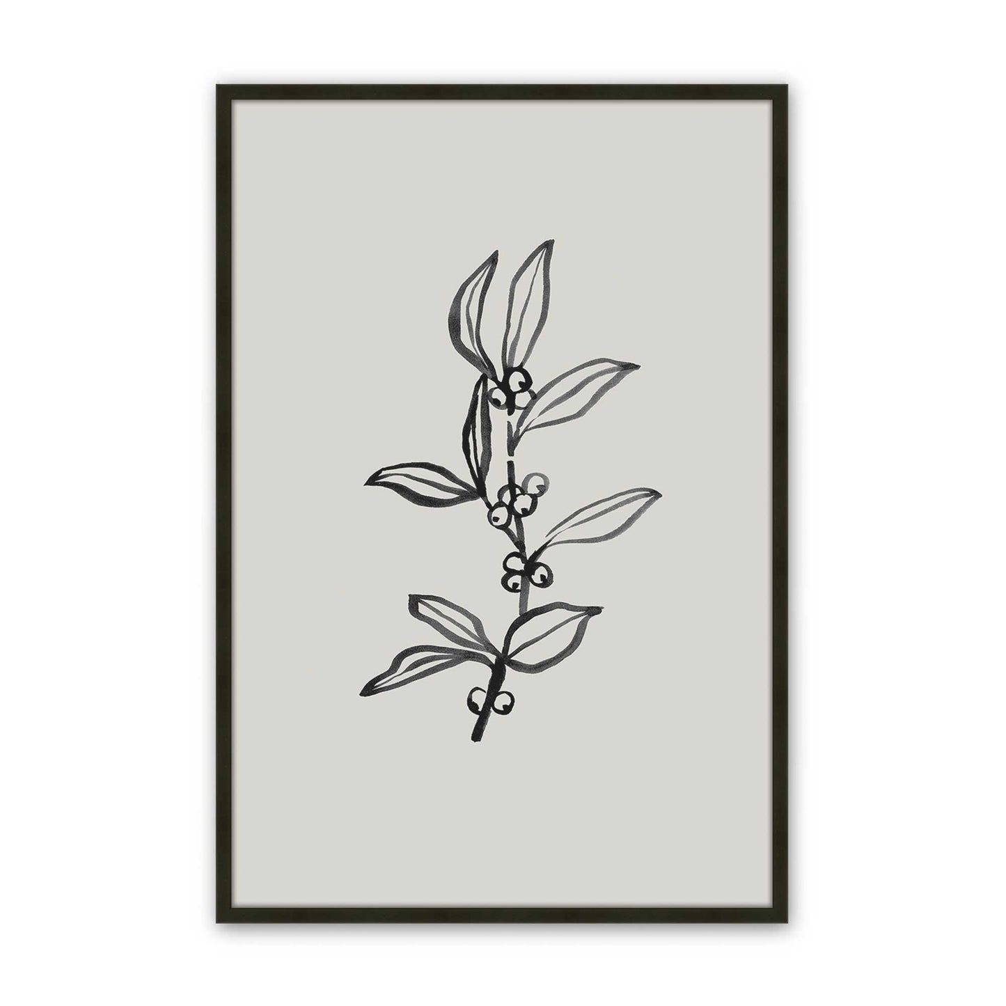 [Color:Satin Black], Picture of art in a Satin Black frame