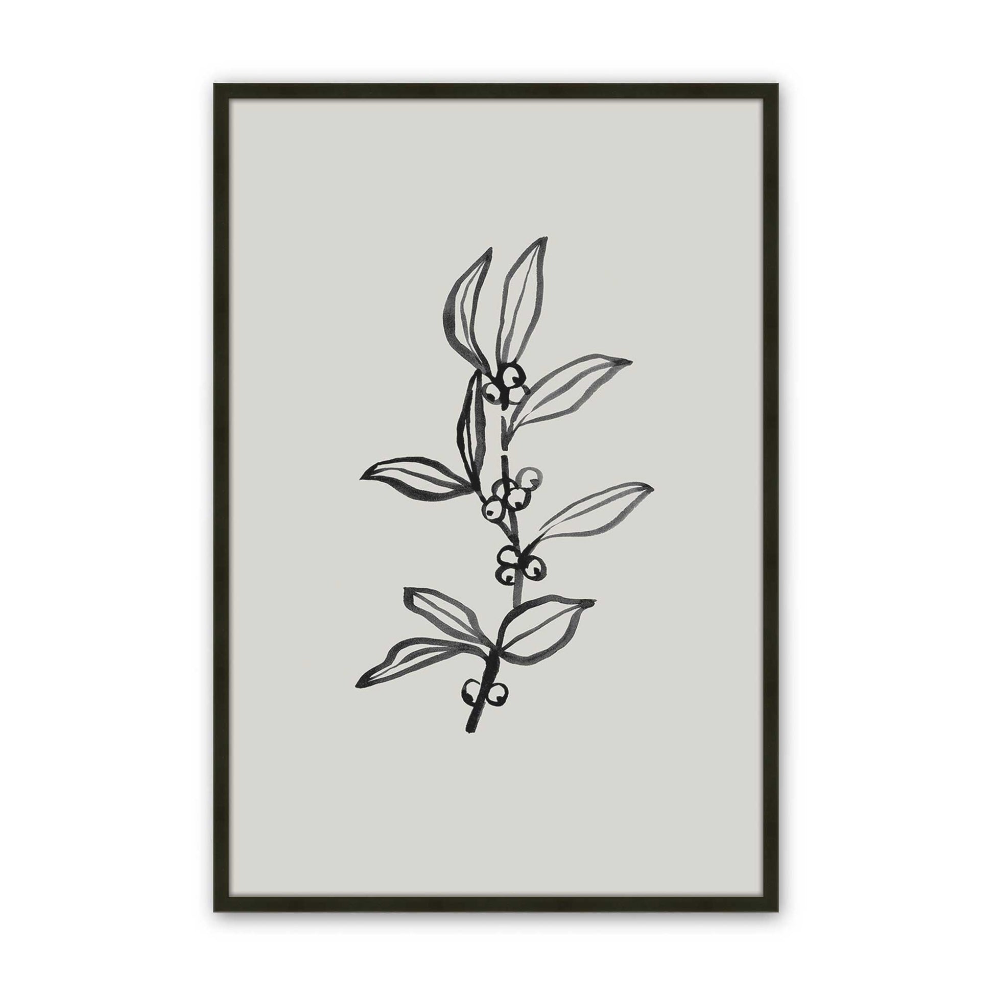 [Color:Satin Black], Picture of art in a Satin Black frame