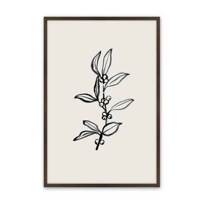 [Color:Brown], Picture of art in a Brown frame