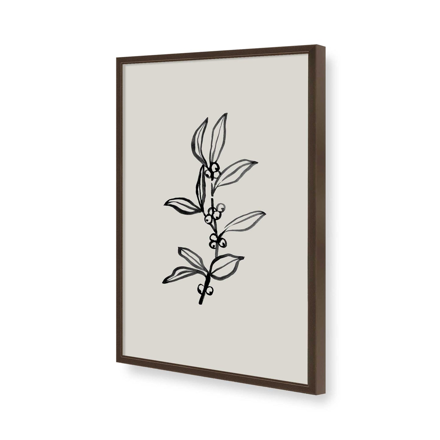 [Color:Belvinder Brown], Picture of art in a Belvinder Brown frame of the corner