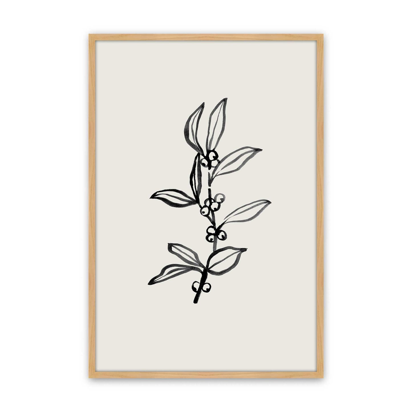 [Color:American Maple], Picture of art in a American Maple frame