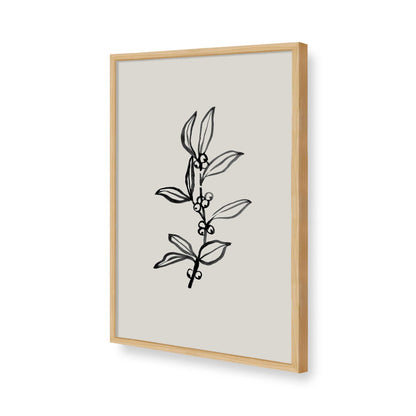 [Color:American Maple], Picture of art in a American Maple frame of the corner