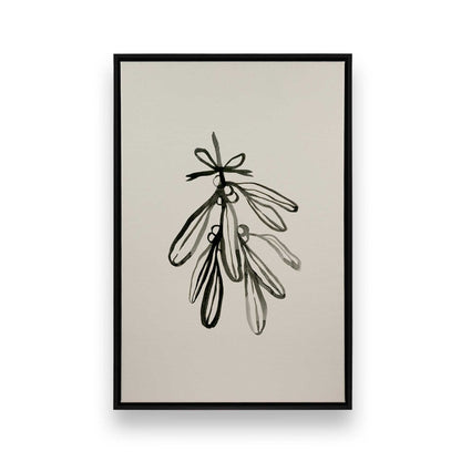 [Color:Satin Black], Picture of art in a Satin Black frame