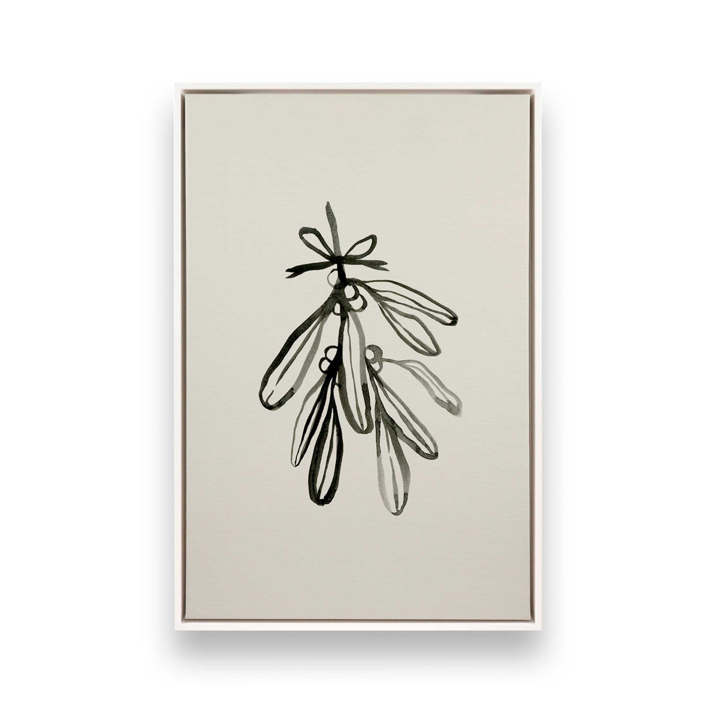 [Color:Opaque White], Picture of art in a White frame