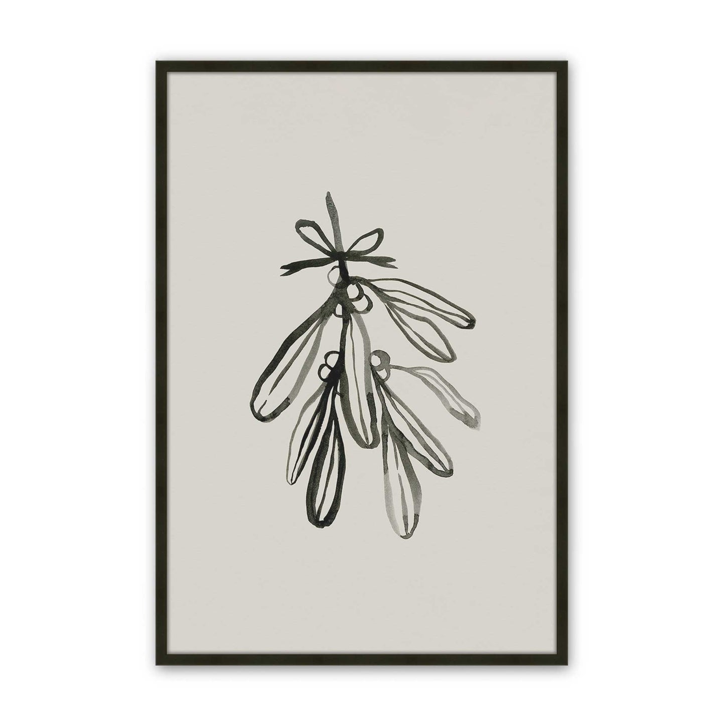 [Color:Satin Black], Picture of art in a Satin Black frame