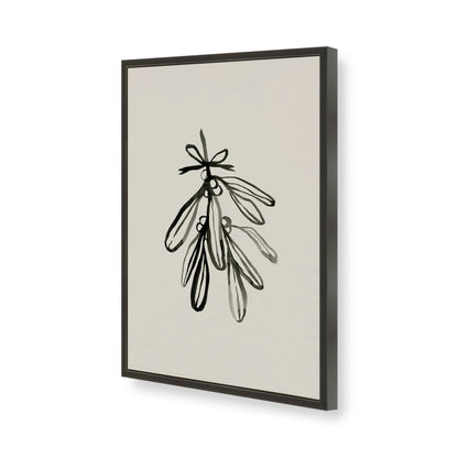 [Color:Satin Black], Picture of art in a Satin Black frame of the corner