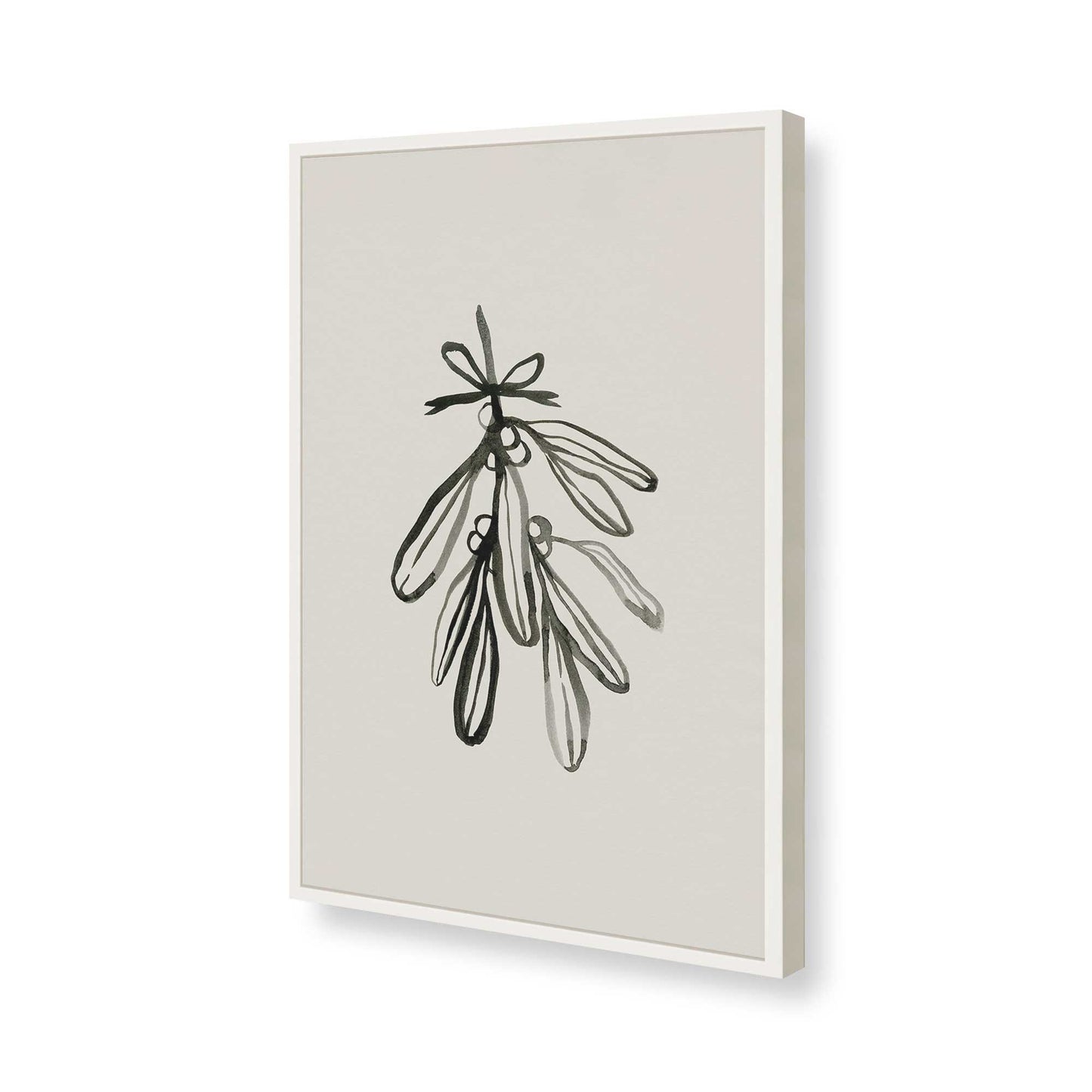 [Color:Opaque White], Picture of art in a Opaque White frame of the corner