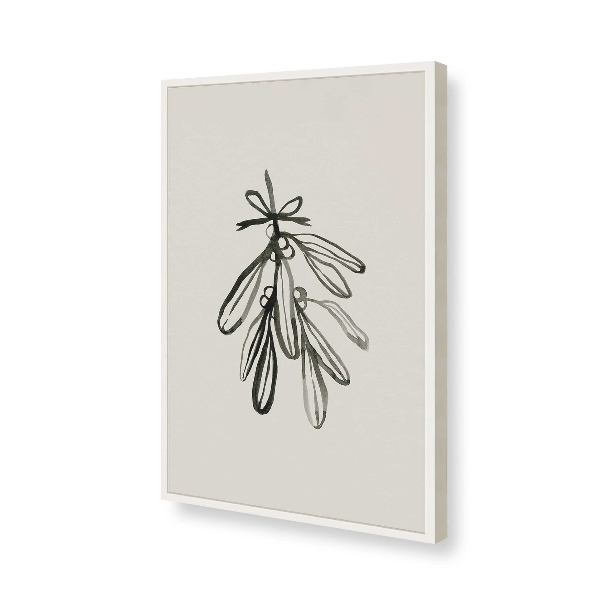 [Color:Opaque White], Picture of art in a Opaque White frame of the corner