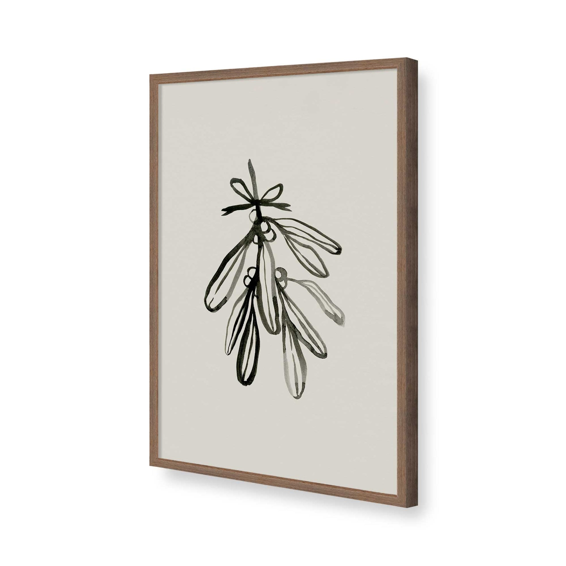 [Color:Walnut], Picture of art in a Walnut frame of the corner