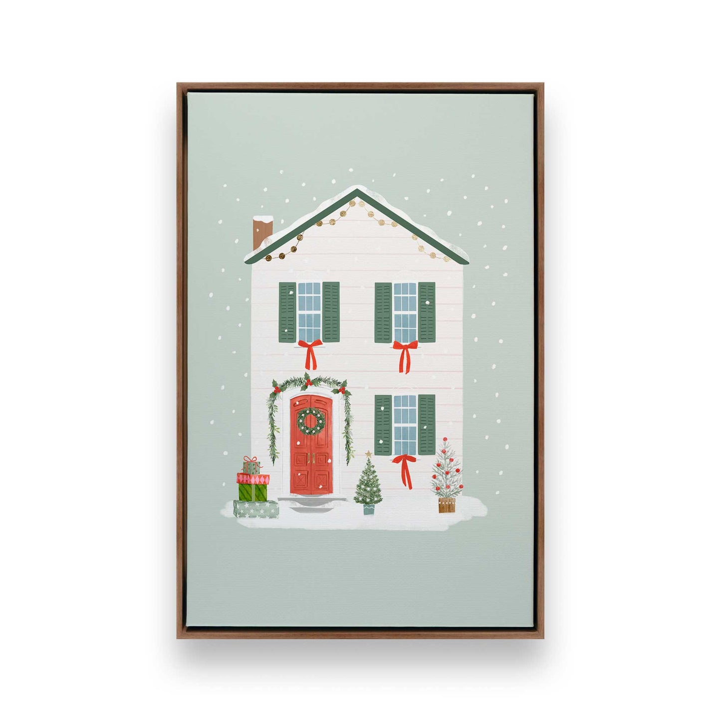 [Color:Walnut], Picture of art in a Walnut frame