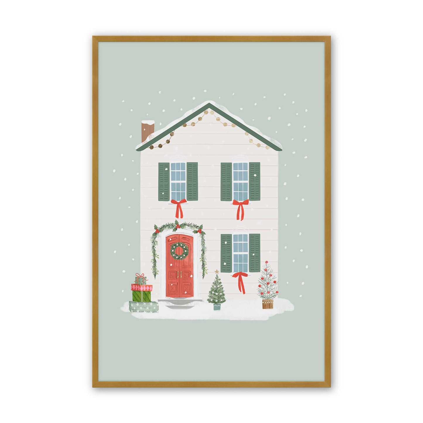 [Color:Polished Gold], Picture of art in a Polished Gold frame