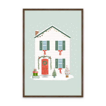 [Color:Walnut], Picture of art in a Walnut frame