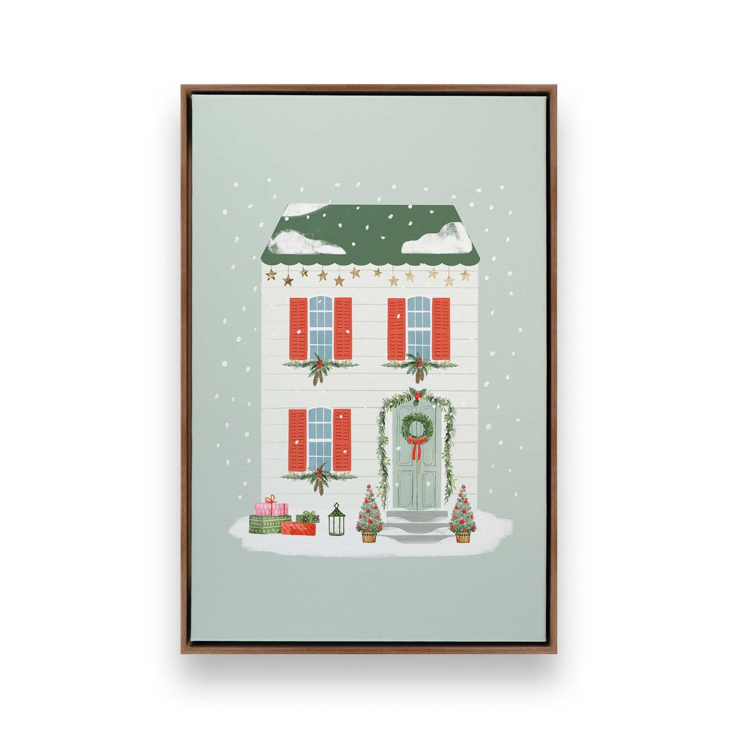 [Color:Walnut], Picture of art in a Walnut frame