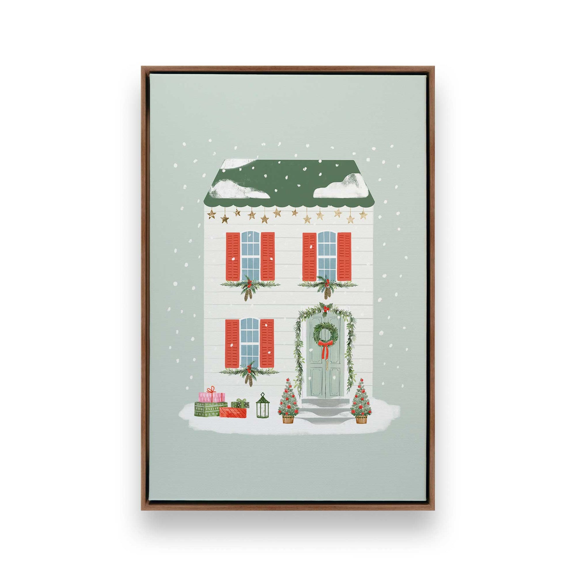 [Color:Walnut], Picture of art in a Walnut frame