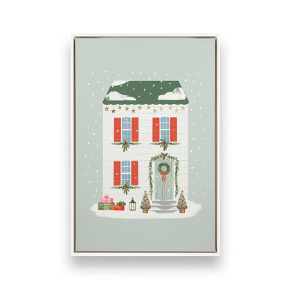 [Color:Opaque White], Picture of art in a White frame