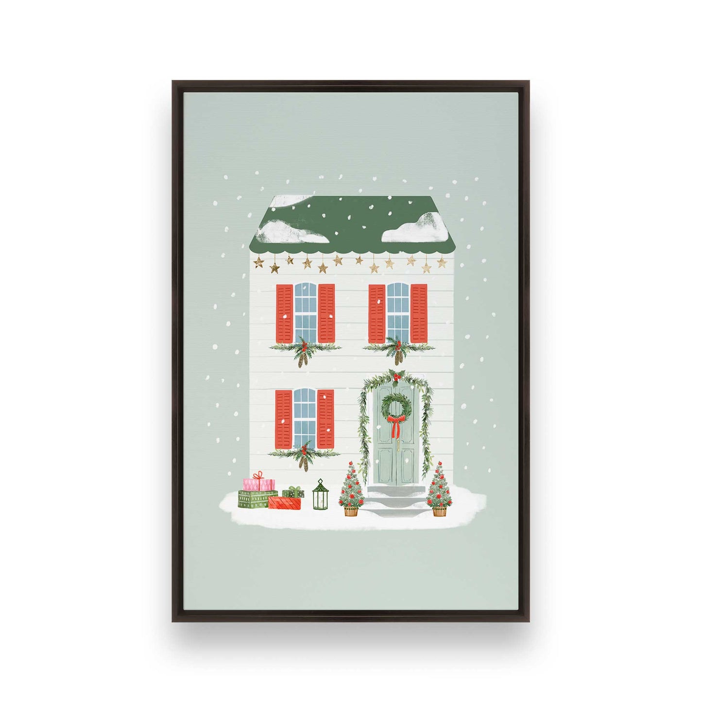 [Color:Espresso], Picture of art in a Espresso frame