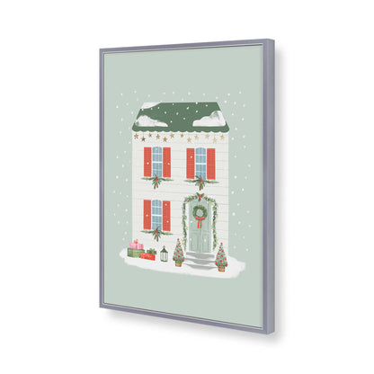 [Color:Polished Chrome], Picture of art in a Polished Chrome frame of the corner