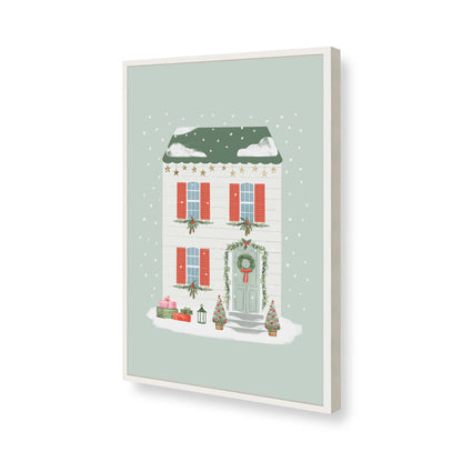 [Color:Opaque White], Picture of art in a Opaque White frame of the corner