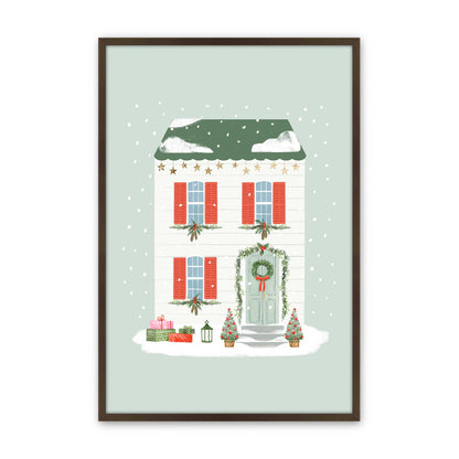 [Color:Belvinder Brown], Picture of art in a Belvinder Brown frame