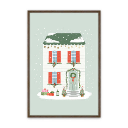 [Color:Walnut], Picture of art in a Walnut frame