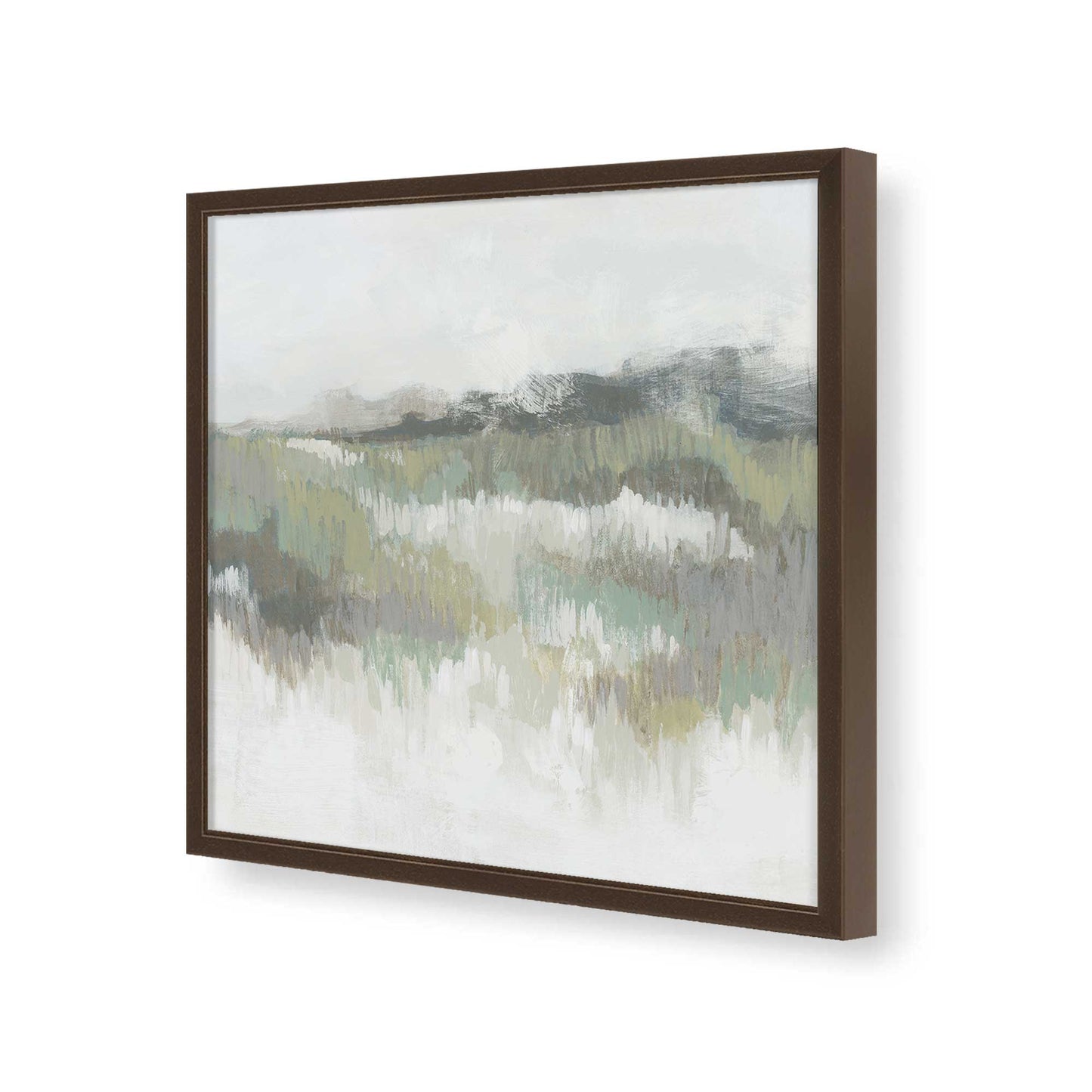 [Color:Espresso], Picture of art in a Espresso frame of the corner