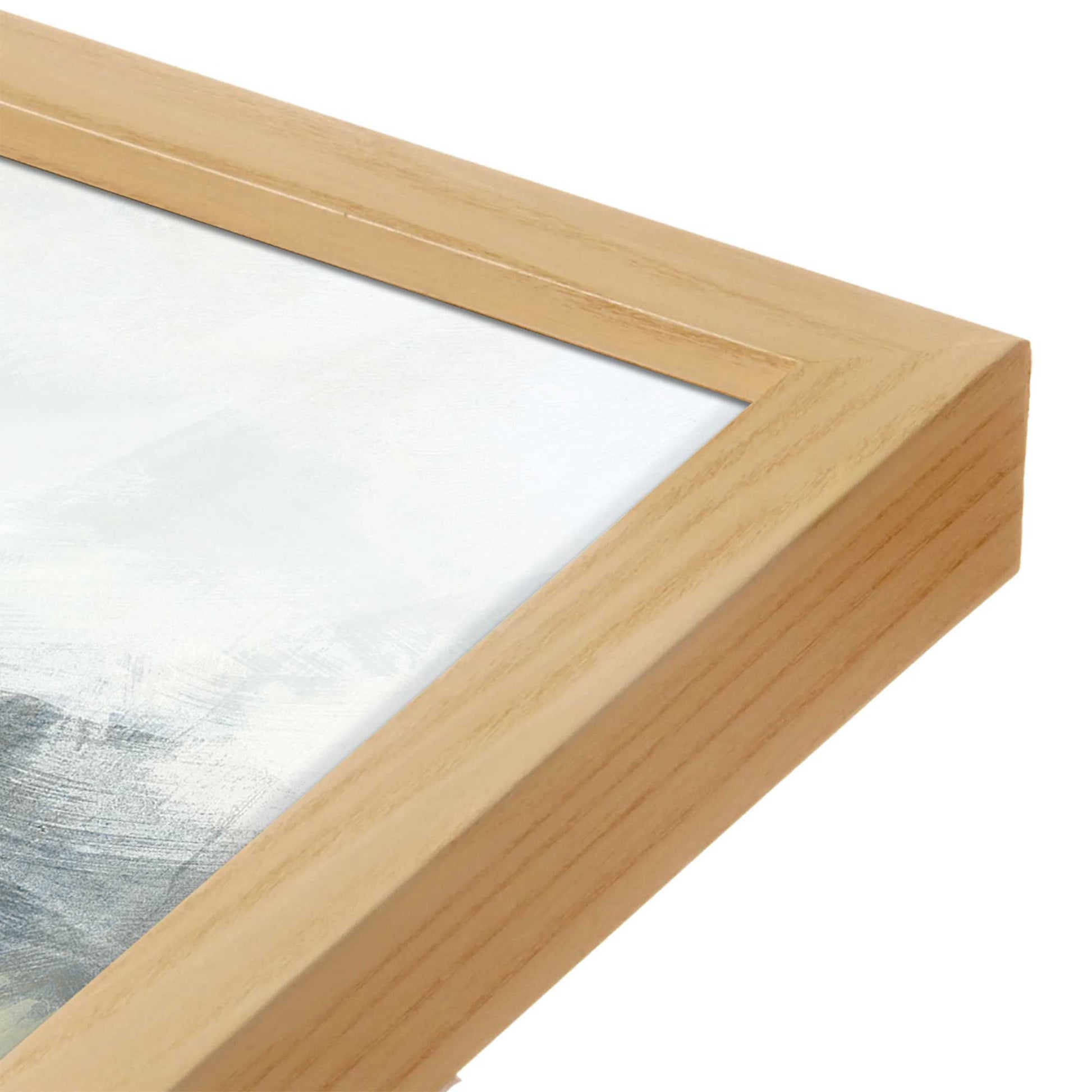 [Color:Espresso], Picture of art in a Espresso frame at an angle