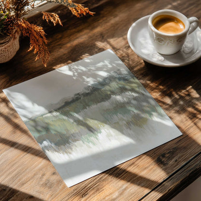 Calm Fields Ahead I Paper Print