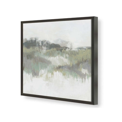 [Color:Satin Black], Picture of art in a Satin Black frame of the corner